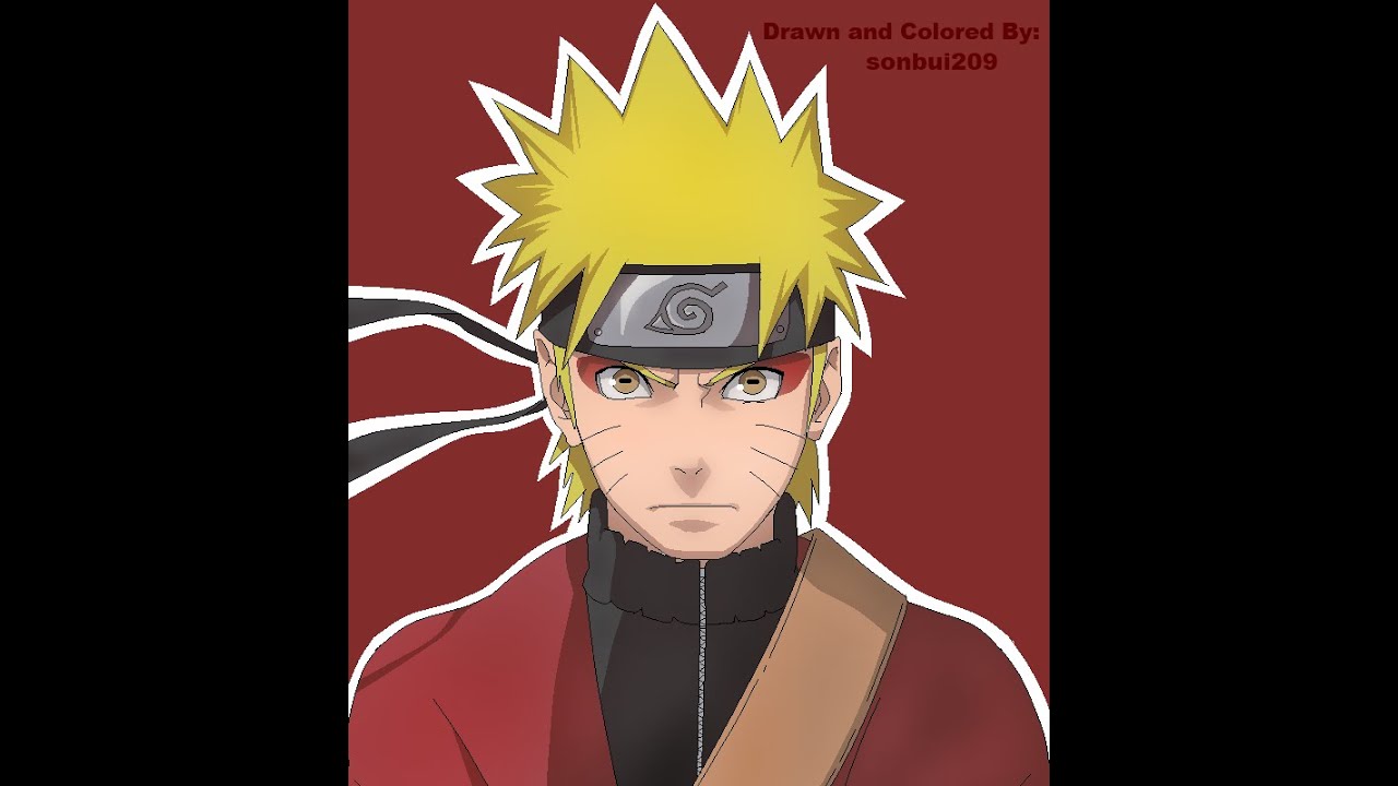 Naruto Shippuden - Naruto Uzumaki Sage Mode Speed Paint ...