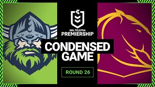 NRL 2023 | Canberra Raiders v Brisbane Broncos | Condensed Match, Round 26