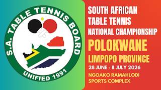 South African Table Tennis National Championship 2026 | Day 05