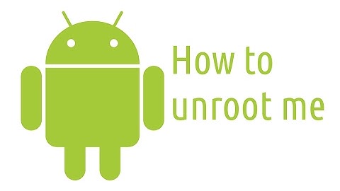 How to unroot any Android device, | Smart Phone without using pc