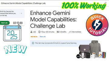 Enhance Gemini Model Capabilities: Challenge Lab || GSP525 || Step By Step #qwiklabs #arcade #gemini