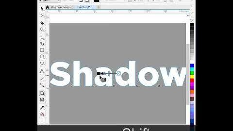 || YouTube Shorts || Learn How To Create Inner Shadow Text Effect In Corel Draw || 2020 ||