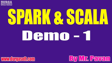 SPARK & SCALA Online Tutorials || Demo - 1 || by Mr. Pavan On 21-08-2020 @7:30AM