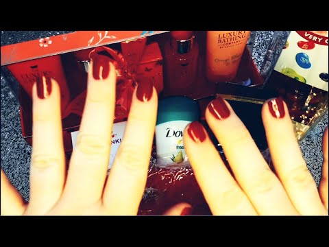 ASMR I show you the gifts I got for my mom's birthday (Up close Whispering)