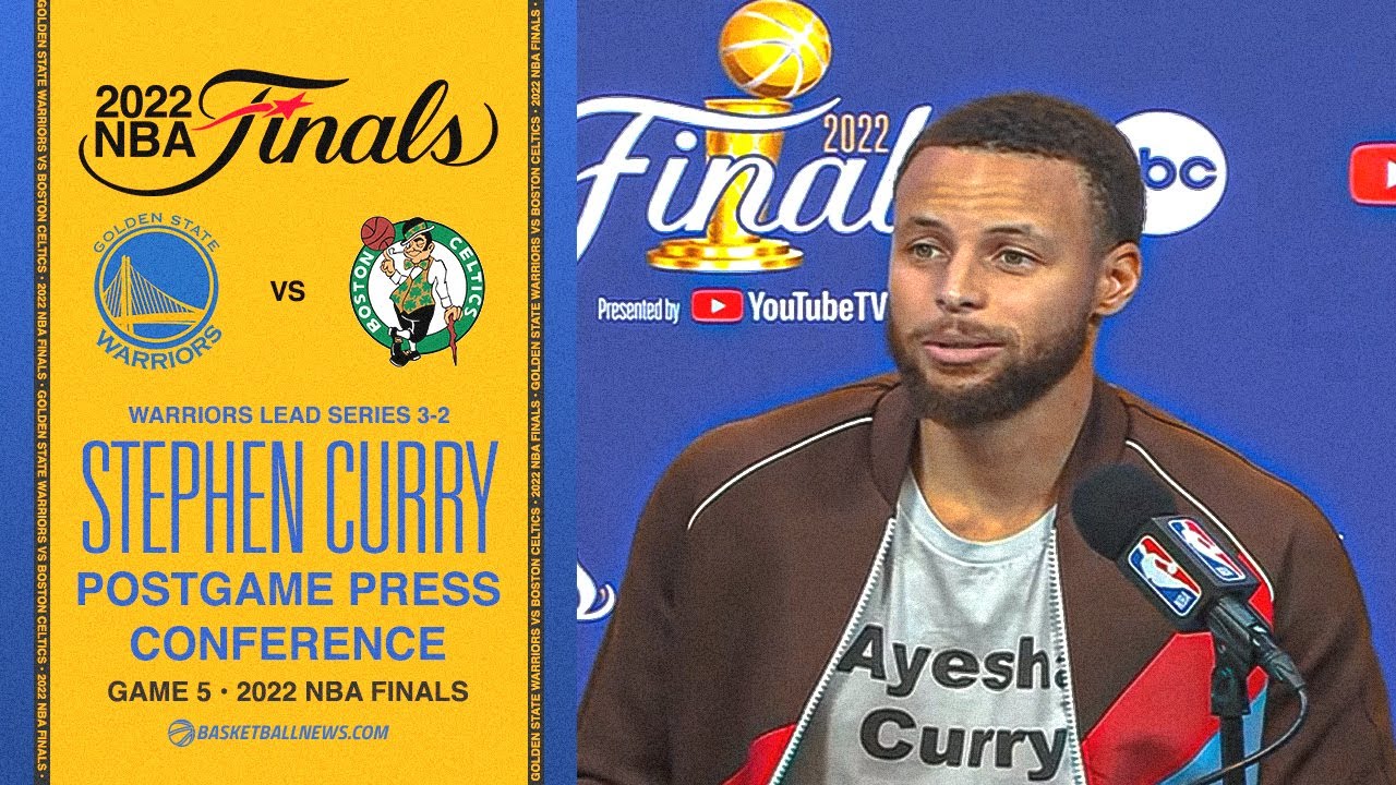 Stephen Curry Postgame Interview Game 5 Celtics vs Warriors 2022 NBA