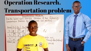 Least cost method of Transportation problem LPP |Operation Research