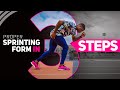 Proper sprinting form in 3 steps