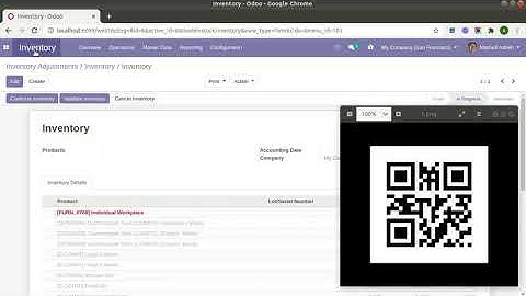 QR Scanner Odoo