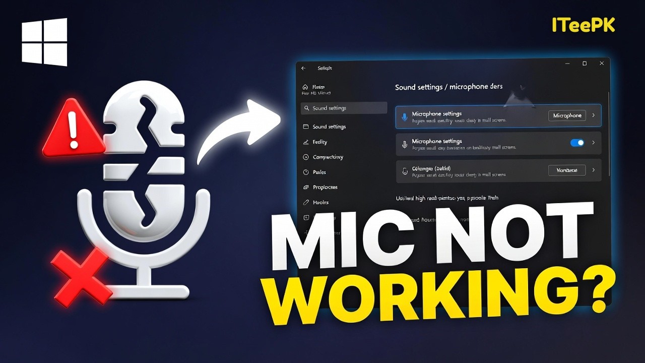 How to Fix Microphone Not Working in Windows 11 - YouTube
