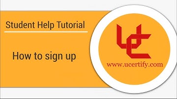 uCertify LEARN | Student Area- How to sign up