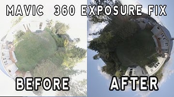 Mavic Pro Over Exposed 360 Pano Fix