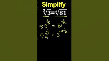 Nice Math Olympiad simplification of Exponent #MathShorts #matholympiad #SATMath