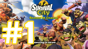 #1 Survival City - Zombie Defence Gameplay Walkthrough - Tutorial (Android/IOS)