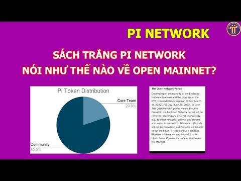 Sách Trắng Pi Network nói như thế nào về Open Mainnet? Phân chia 80% số Pi cho cộng đồng