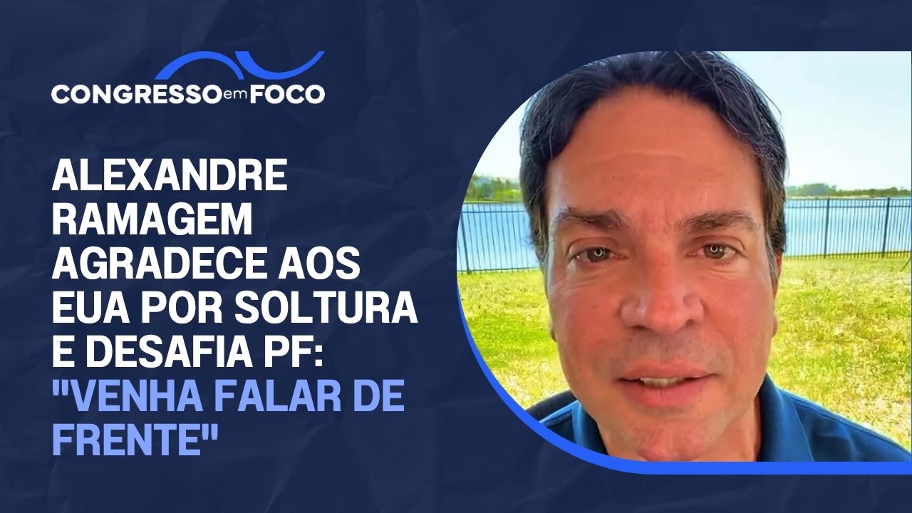 Alexandre Ramagem agradece aos EUA por soltura e desafia PF: "venha falar de frente"