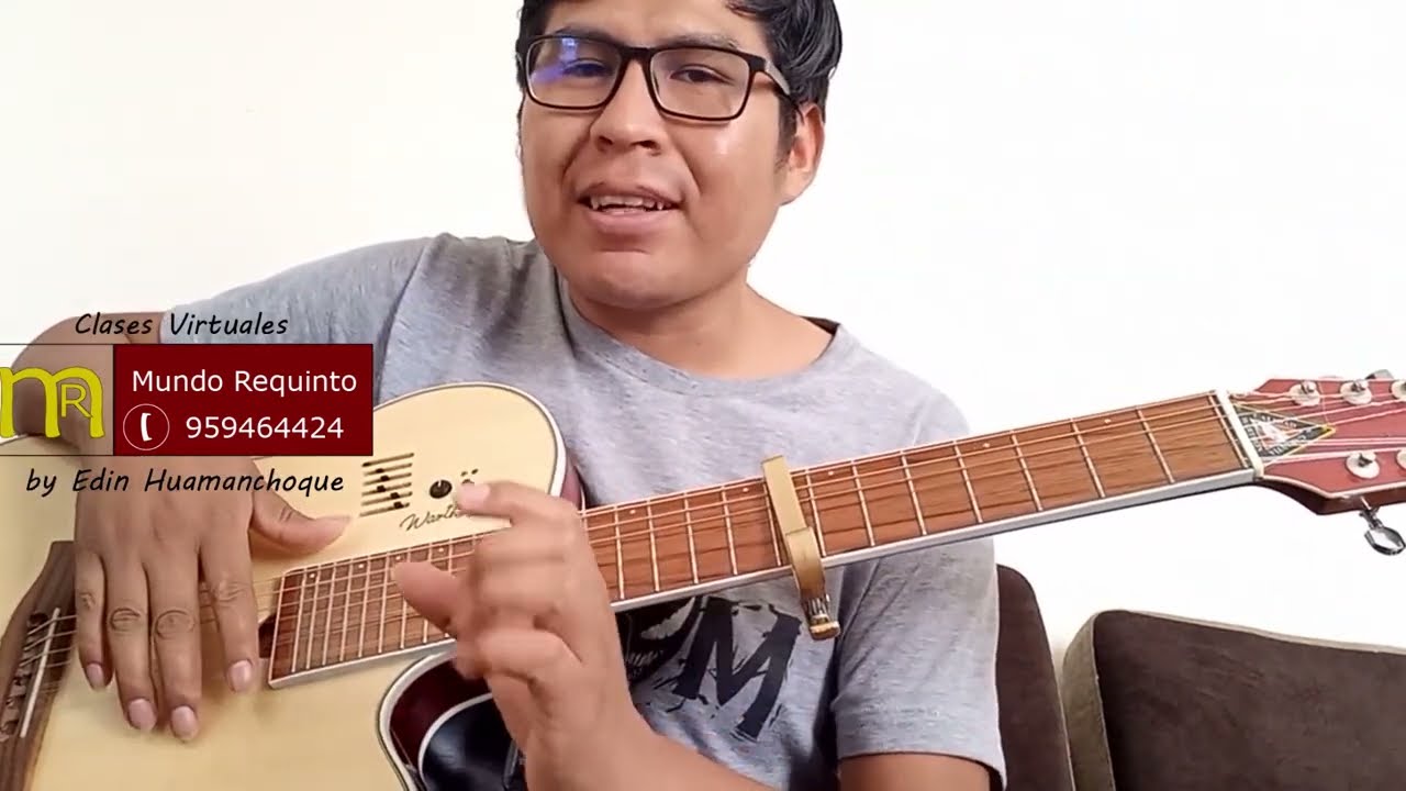 Requinto - Tutorial paso a paso con Tablaturas - Juventud andina -  Cervecita - YouTube