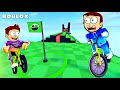 Roblox Obby But You&#39;re on a Bike 🚴 | Shiva and Kanzo Gameplay