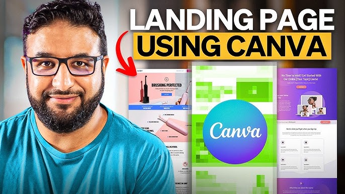 How to Create Landing Pages on Canva