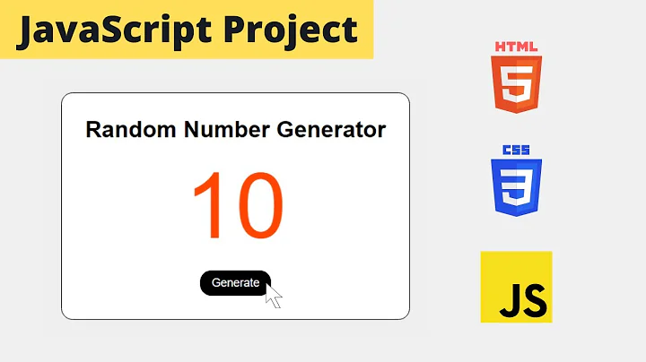 Build a Random Number Generator App in JavaScript