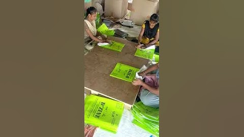 paper bags manufacturing manually