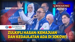 Hut Ke-25 PAN, Zulkifli Hasan: Kemajuan dan Kedaulatan Ada Di Jokowi