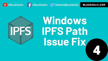 Part 4 - IPFS Windows Path Fix(visit us for more on ethereum,solidity, ipfs path fix, ipfs tutorial)