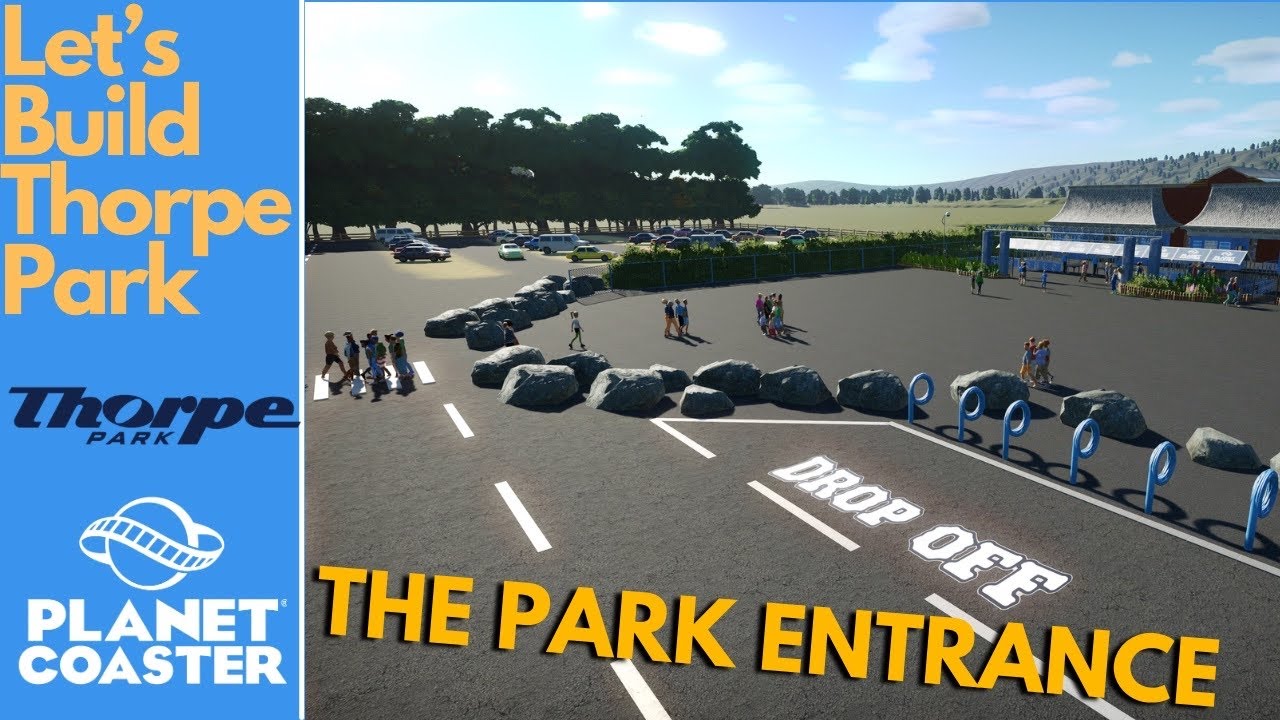 LET’S BUILD THORPE PARK! | Car Park and Entrance | Planet Coaster Console Edition (PS5) | Episode #1