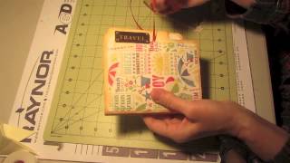 Manila File Folder Mini Album Scrapbooking Ideas Craft Tutorial
