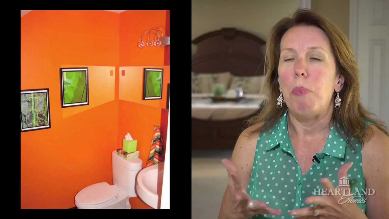 Using Paint Color to Update and Transform Your Home's Powder Room - YouTube