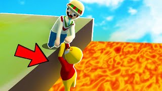 ¡NO ME DEJES CAER EN LA LAVA DE PLASTILINA! 😱😂 | HUMAN FALL FLAT con SILVIO