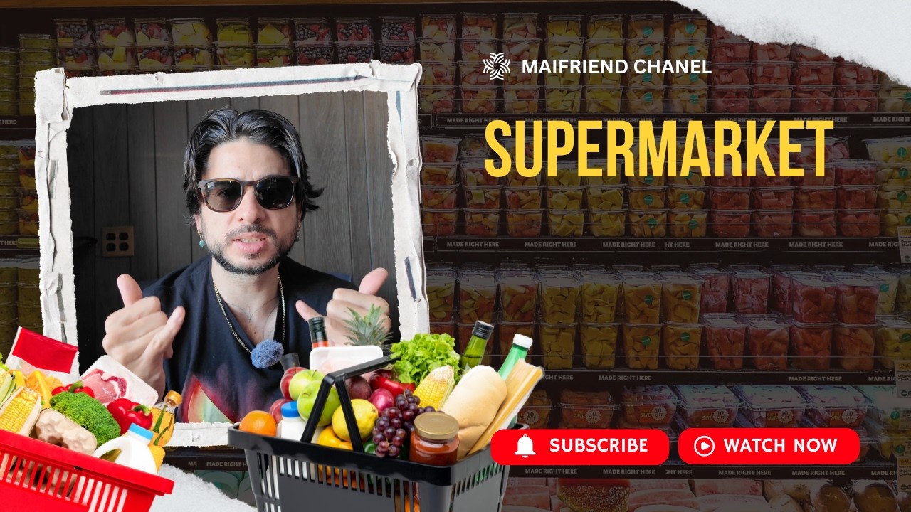 Learning english and español in a supermarket