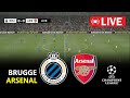 Club Brugge vs Arsenal | Champions League 2025/26 | Ucl Live Stream | PES 21 Simulation