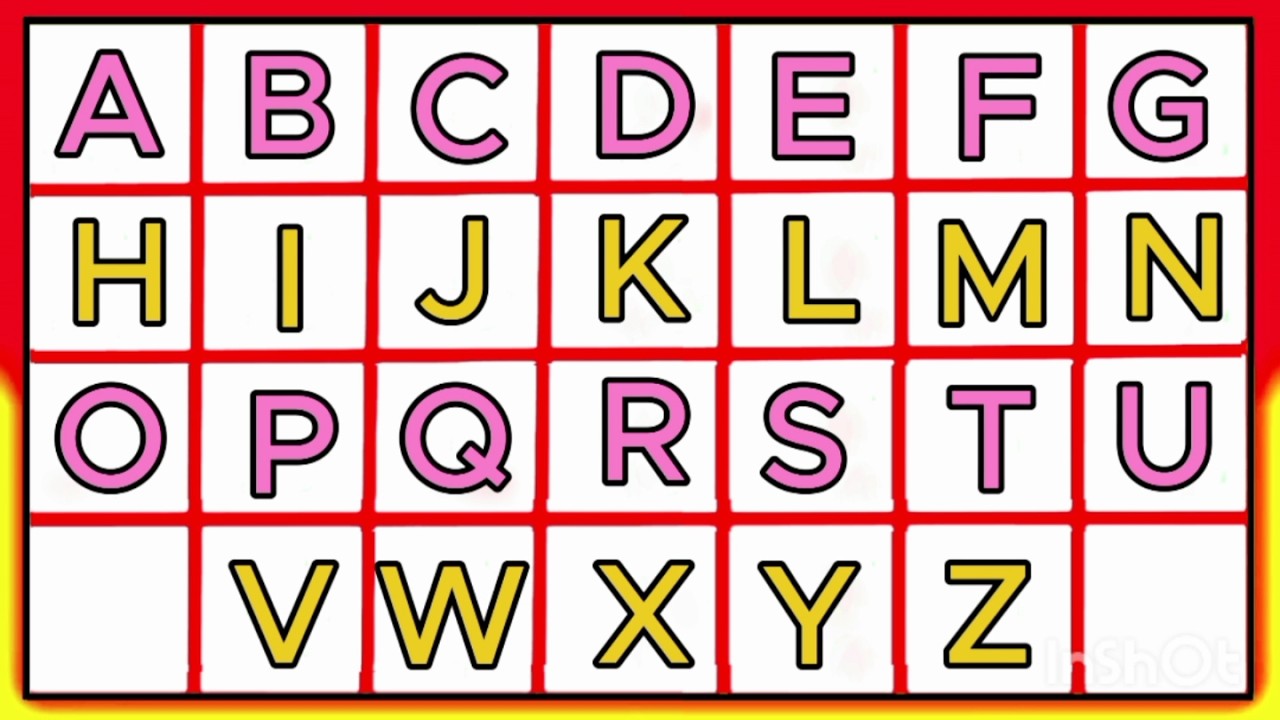 ABCDEFGHIJKLMNOPQRSTUVWXYZ | Full Alphabet Tutorial - YouTube