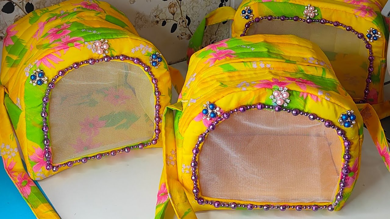 DIY Travel Bag for Laddu Gopal ji/Without Machine/Easy Carry Bag forBaby Krishna