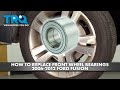 How to Replace Front Wheel Bearings 2006-2012 Ford Fusion