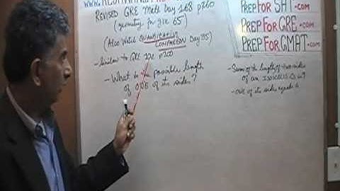 Revised GRE Math Day 168 p260 - Isosceles Triangle - Geometry Day 65 - GRE, GMAT, SAT Prep Tutor