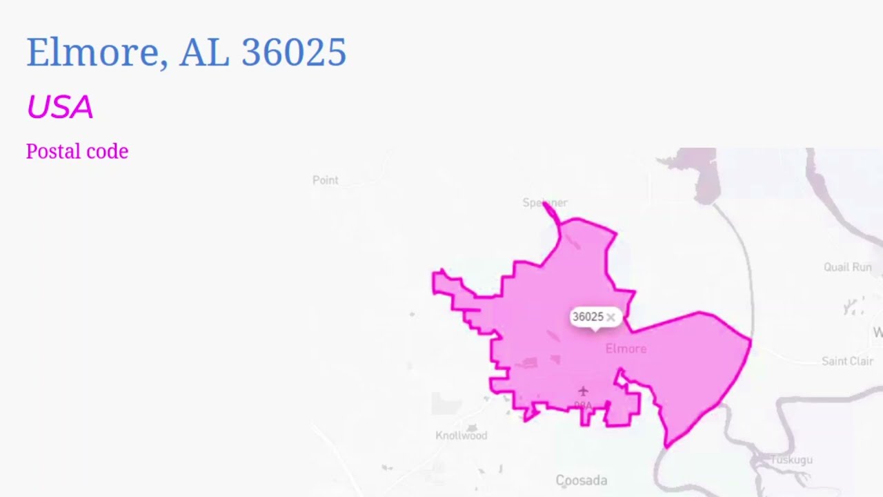 Почтовый индекс 36025 | Местоположение, подробная информация о районе и пояснения на карте