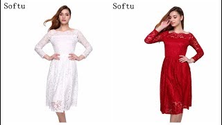Одежда с Aliexpress - Шикарное женское летнее кружевное платье с длинными рукавами Одежда с Aliexpress - Шикарное женское летнее кружевное платье с длинными рукавами