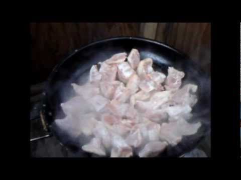 Catching, keeping, cleaning and eating and freshly caught lake trout