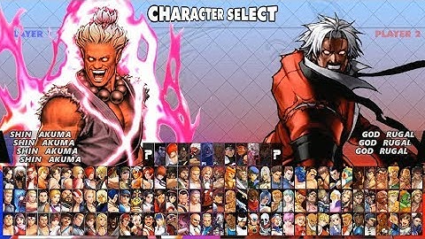 Shin Akuma VS God Rugal CAPCOM VS SNK EVOLUTION - REV 2
