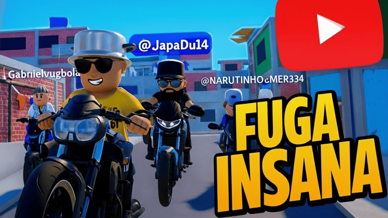 DANDO FUGA DE 6 MOTOCICLISTAS PROFISSIONAIS