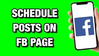 How to Schedule Post on Facebook Page (Quick &amp; Easy)