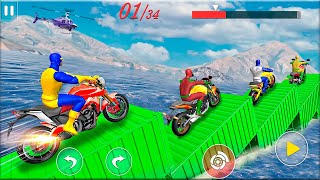 Moto Bike Stunt Racing Game - Impossible Tracks Games Android Gameplay screenshot 4