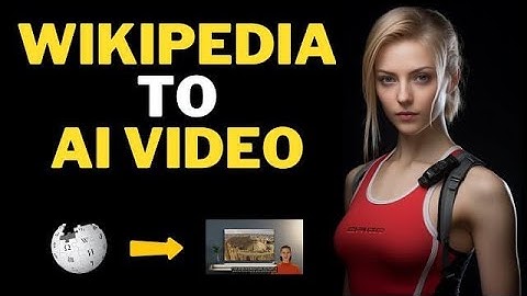 BEST AI Video Generator : Wikipedia to YouTube Videos with Synthesia