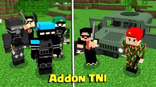 Addon Tentara Nasional Indonesia dan Mobil Militer Di MCPE screenshot 2