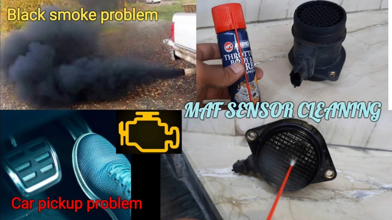 CAR PICKUP PROBLEM || BLACK SMOKE PROBLEM || MAF SENSOR CLEANING PROCESS.