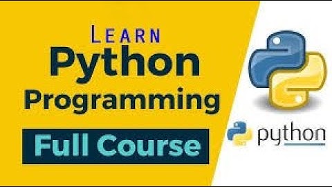 Python Tutorial   Python for Beginners Full Course