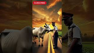 گاے کا سائیکل چوری#CowAdventures#BikeRide. #FarmLife#DesiVibes. #VillageL#FunnyAnimals#4KVisuals