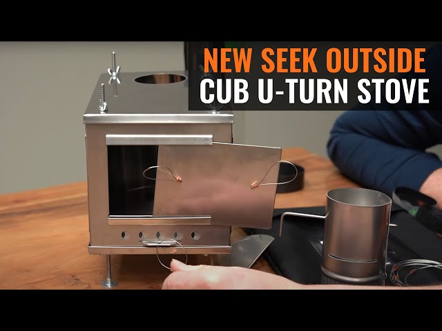 NEW Seek Outside Cub U-Turn Stove - YouTube
