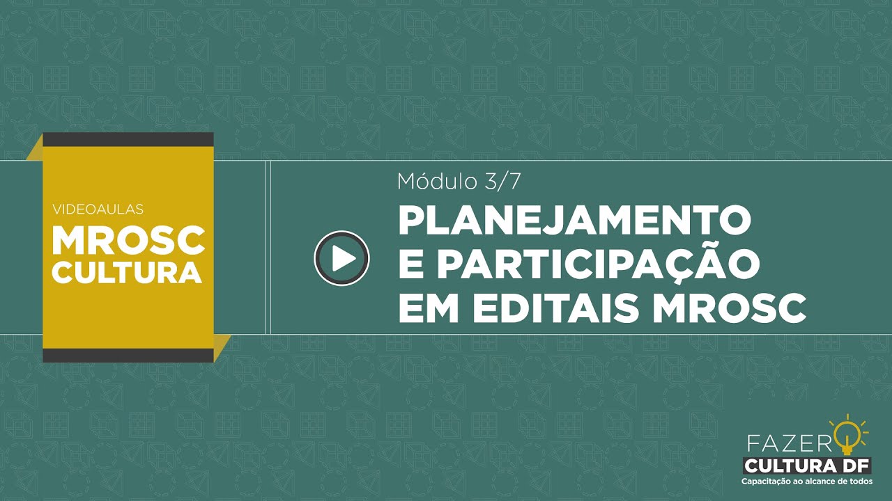 MROSC e a Cultura